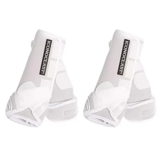 Iconoclast Front And Hind Orthopedic Boot Combo Pack- White 1