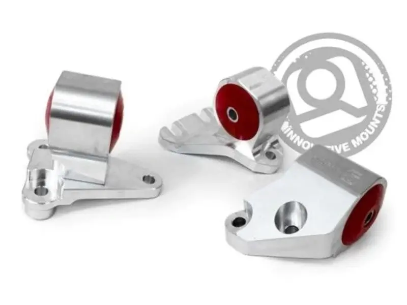 Innovative 92-93 Integra (Non Gsr) B-Series Silver Aluminum Mounts 60A Bushings 1