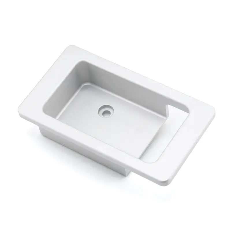 Interior Door Latch Escutcheon - Rh - Satin Silver 2
