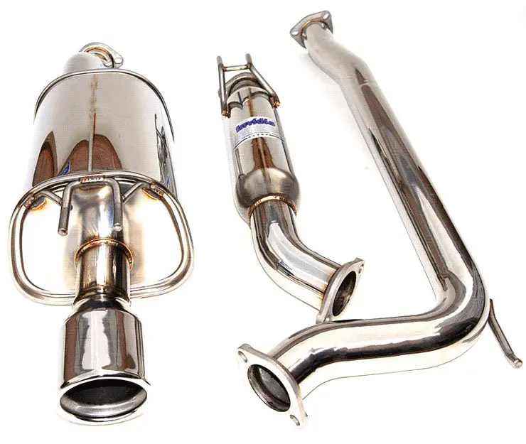 Invidia 06+ Civic Si 2Dr Only Q300 Rolled Stainless Steel Tip Exhaust 1