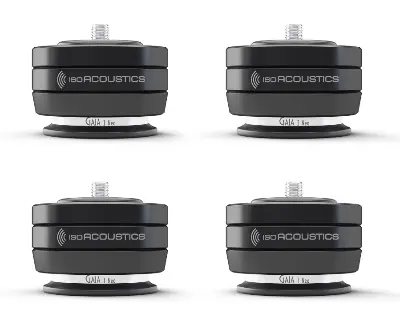 Isoacoustics Gaia I Neo Speaker Isolators - Set Of 4, Black 1