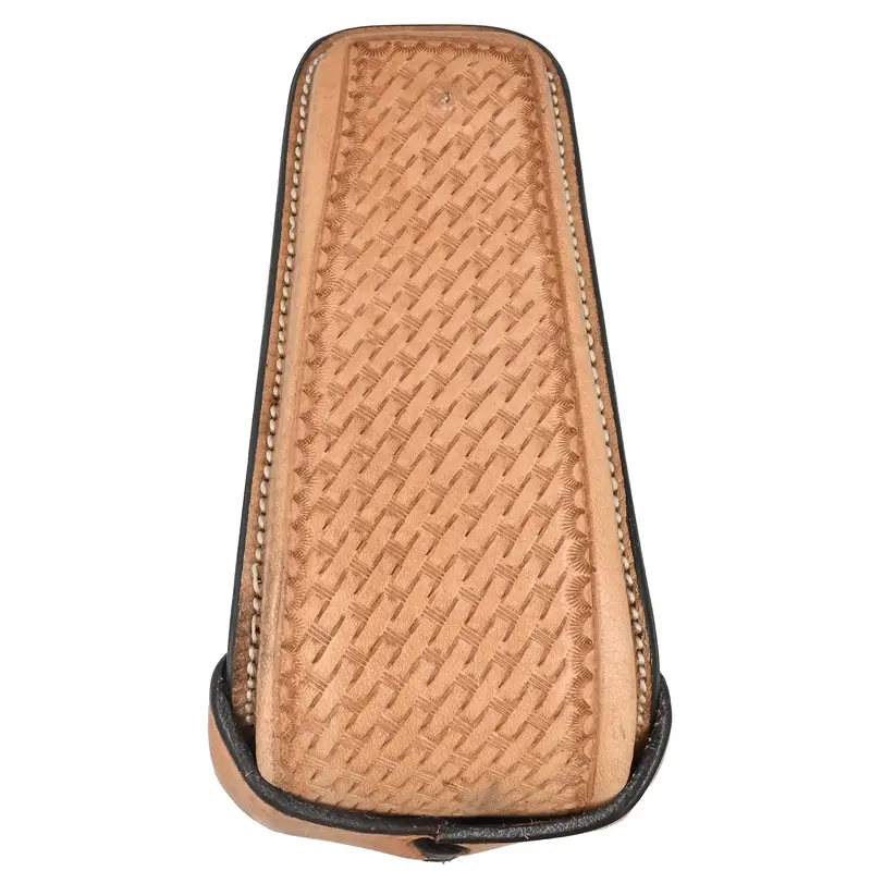 Jerry Beagley 4" Basket Stamped Roper Stirrups 2