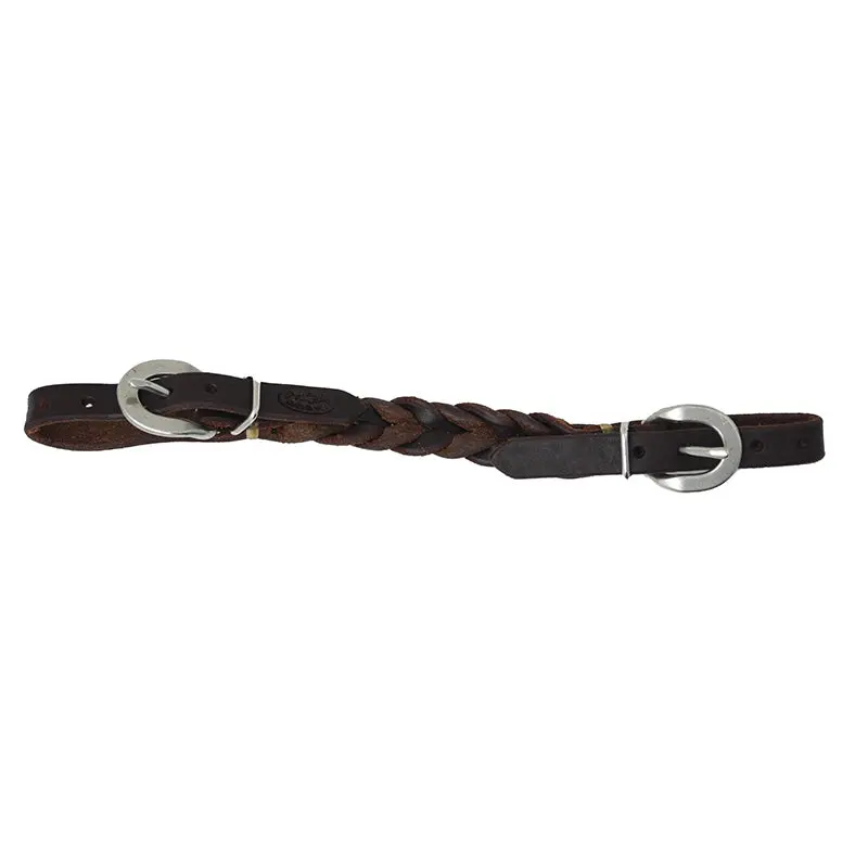 Jerry Beagley Hot Oil Braided Leather Curb Strap 1