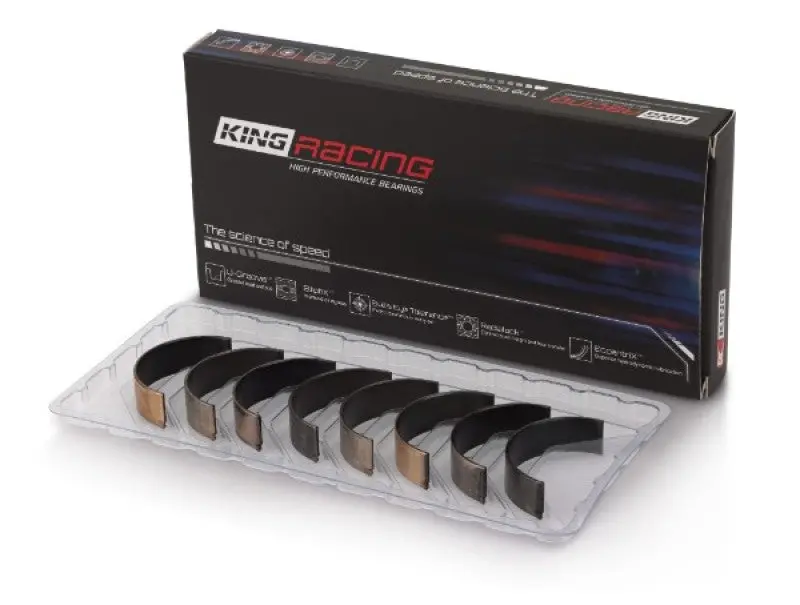 King Honda B-Series Dowel (Size Stdx) Performance Rod Bearing Set 1