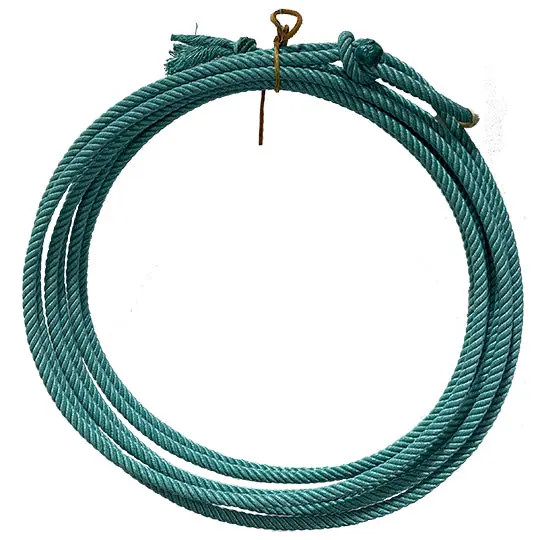 King Ropes Teal 4 Strand Poly Calf Rope 1