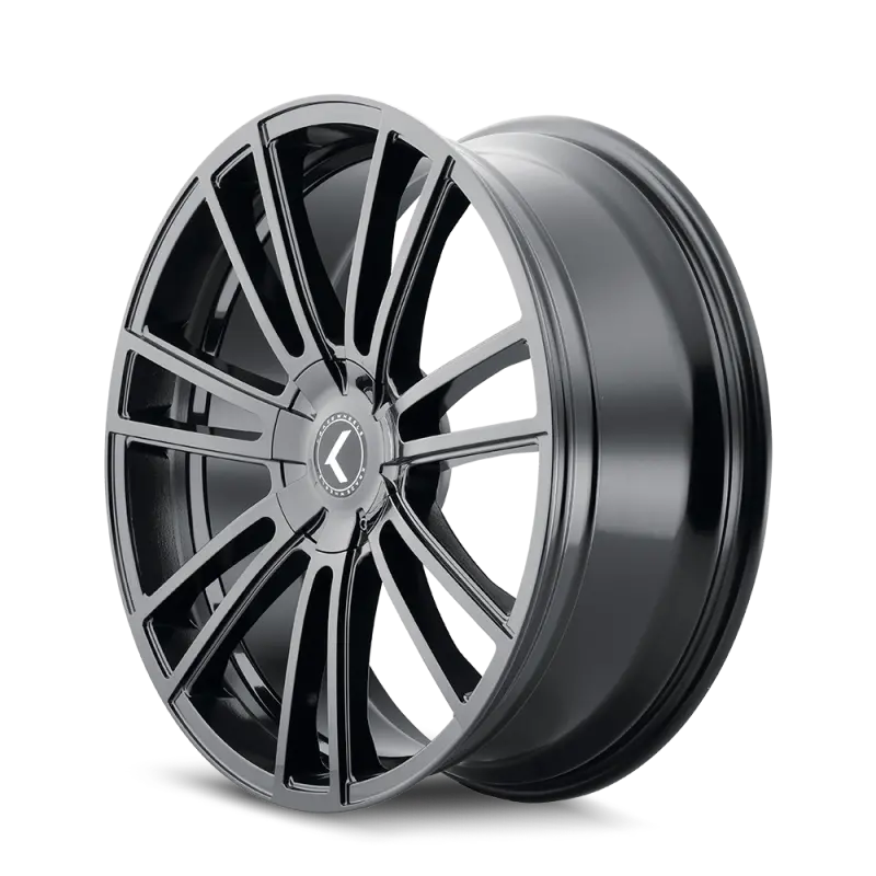 Kraze Kr183 Spectra 22X8.5 / 5X114.3/120 Bp / 38Mm Offset / 74.1Mm Hub Gloss Black Wheel 1
