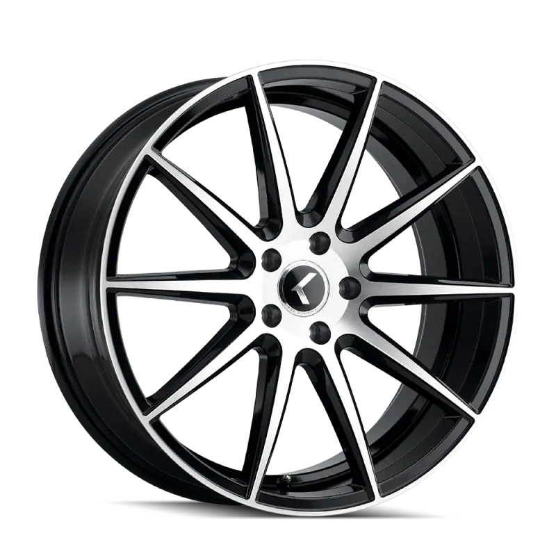 Kraze Kr194 Cosmos 20X8.5 / 5X114.3 Bp / 38Mm Offset / 72.62Mm Hub Gloss Black Machined Wheel 2