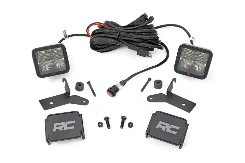 Led Light Kit | Hinge Mount | 2" Spectrum Pair | Jeep Gladiator Jt/Wrangler Jl (18-26) 1