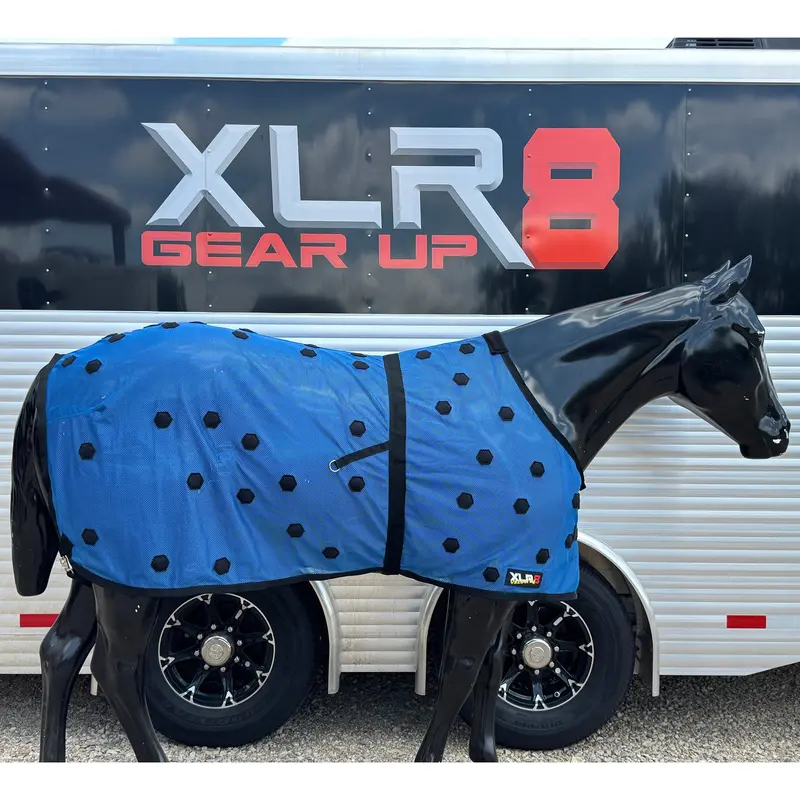 Limited Edition! Xlr8 Equine Velocity Therapeutic Sheet- Blue 1