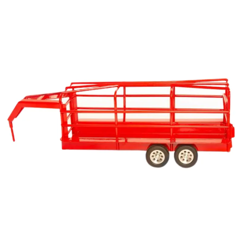 Little Buster Toys Red Gooseneck Ranch Trailer 1