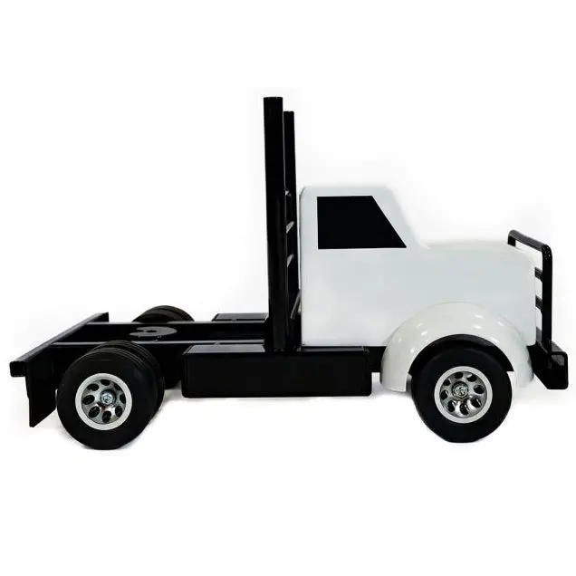 Little Buster Toys White Semi Truck 2