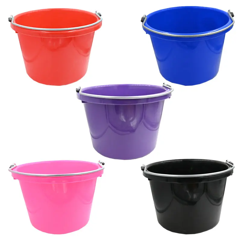 Little Giant 8 Qt Single Round Bucket- Assorted Colors 1
