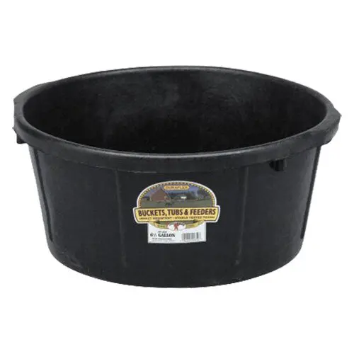 Little Giant Rubber Feed Pan 6.5 Gallon 1
