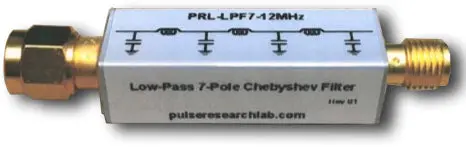 Low-Pass Filter, 7 Pole Chebyshev, 12 Mhz 1