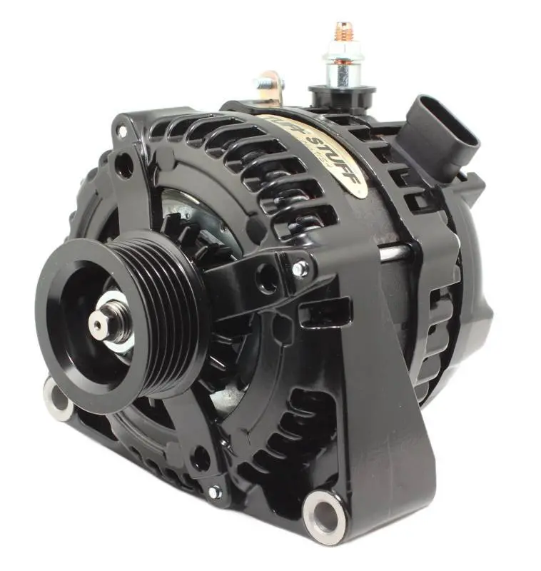 Ls225 Max Amp Alternator 6 Groove Oem Wire Black 1