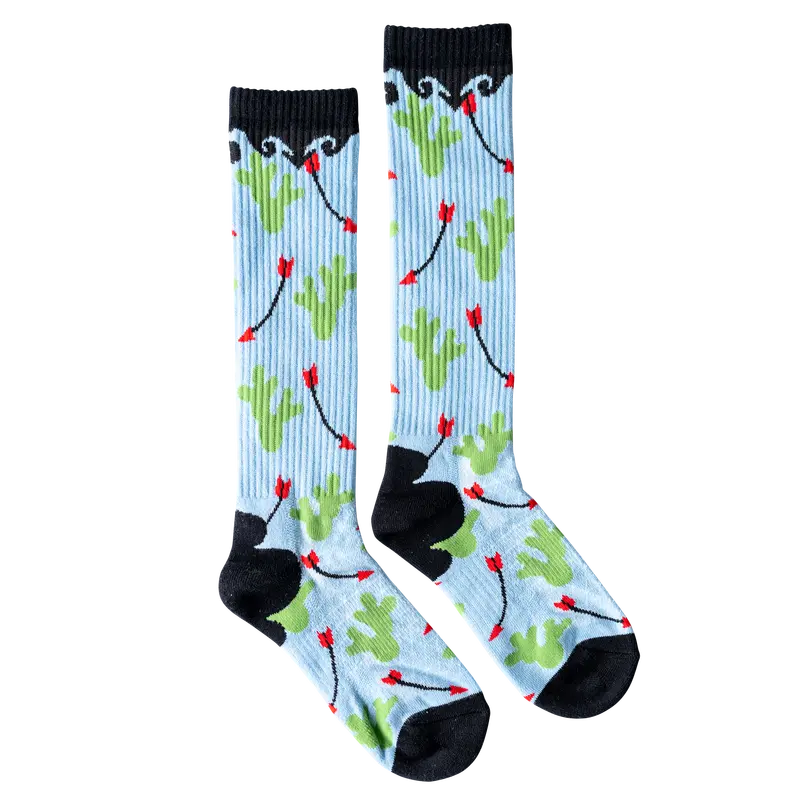 Lucky Chuck Cowboy Compass Western Performance Socks 2