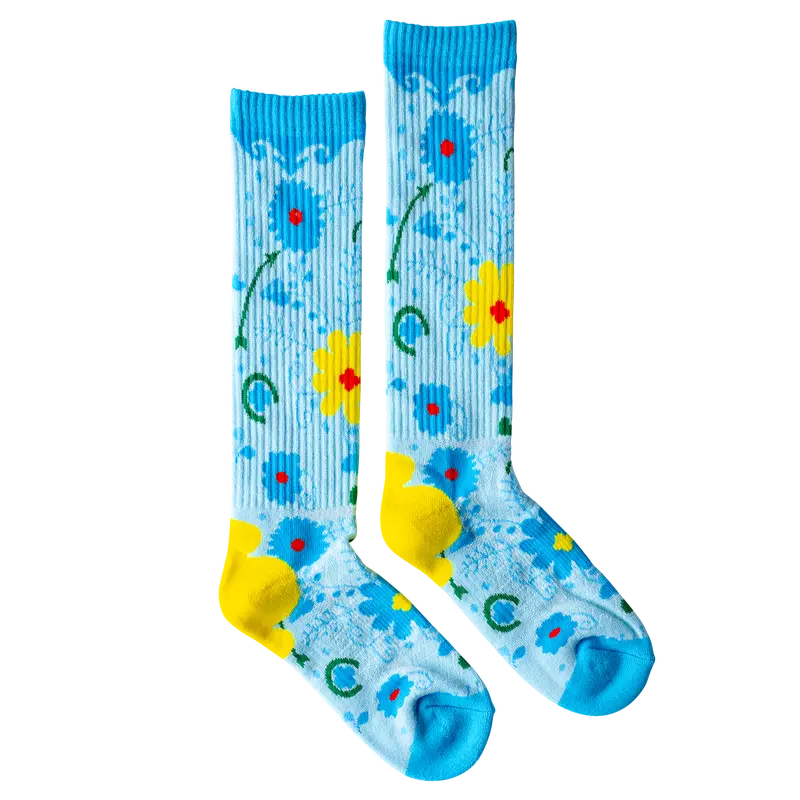Lucky Chuck Cowgirl Buckaroo Western Performance Socks 2