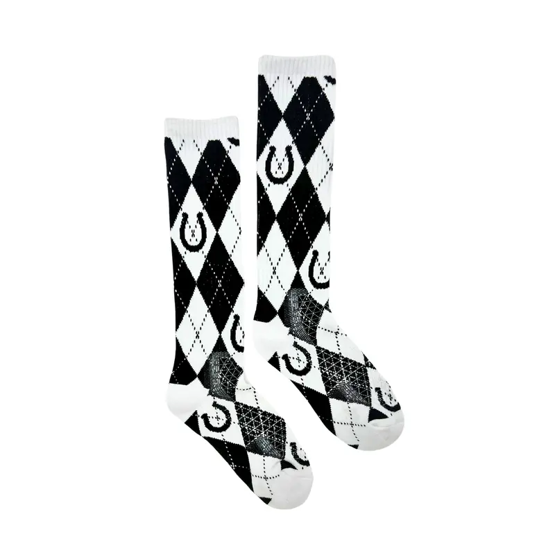 Lucky Chuck Lucky Argyle Western Performance Socks 2