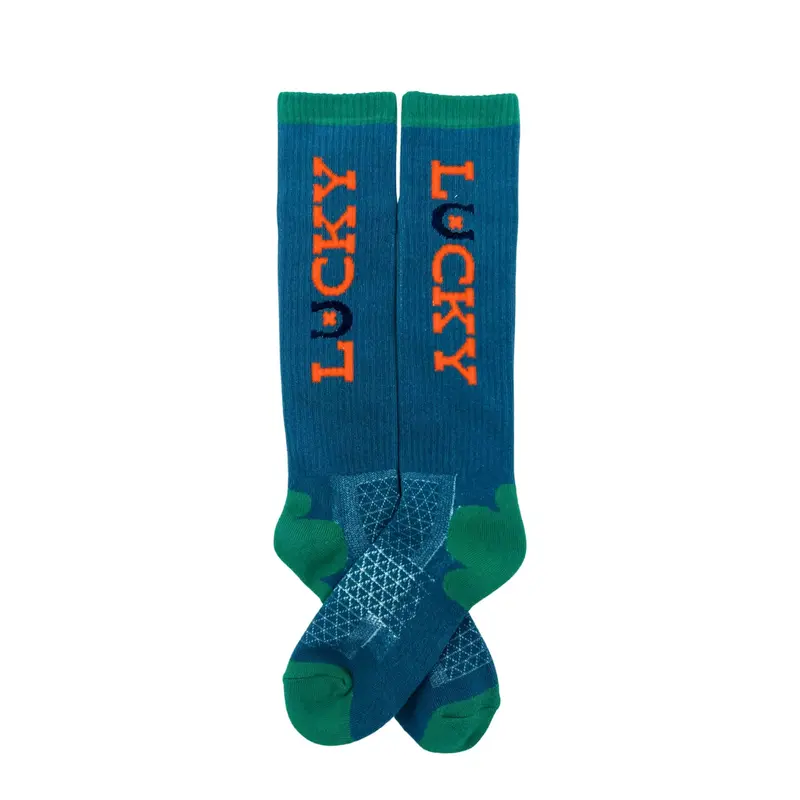 Lucky Chuck Lucky Denim Western Performance Socks 1