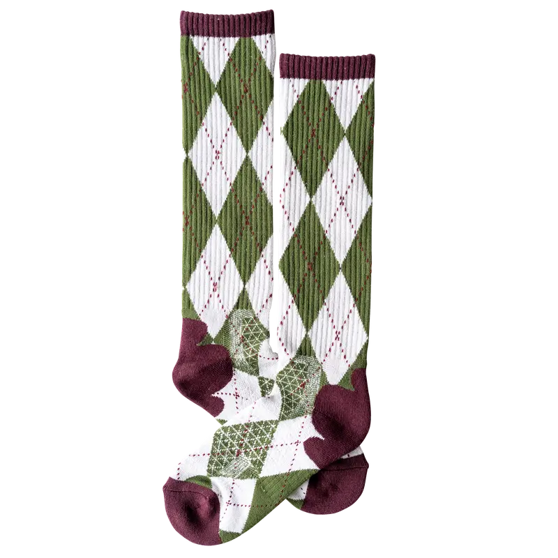 Lucky Chuck Ranch Rider Western Performance Socks 1