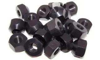 Lug Nut 20Pk 1/2-20 Alum Sng Angle Black 1