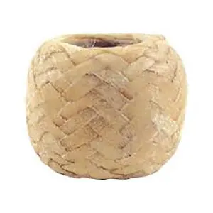 M & F Natural Rawhide Scarf Slide 1