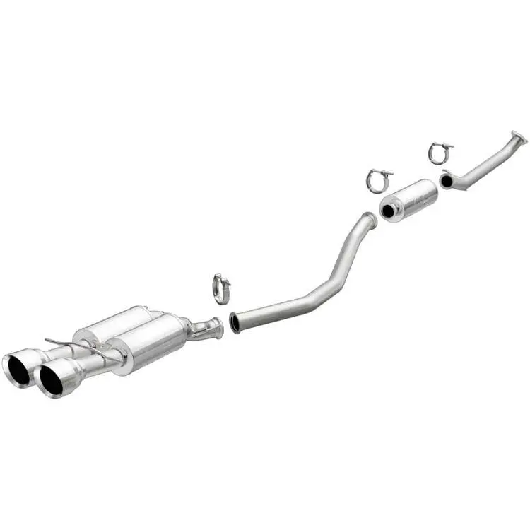 Magnaflow 2017+ Honda Civic 1.5L 409 Ss Single Exit Polished 4.5In Dual Tips Cat-Back Exhaust 1