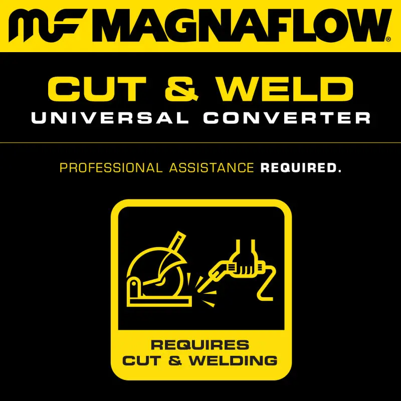 Magnaflow Conv Univ 2.25Inch Met. 2