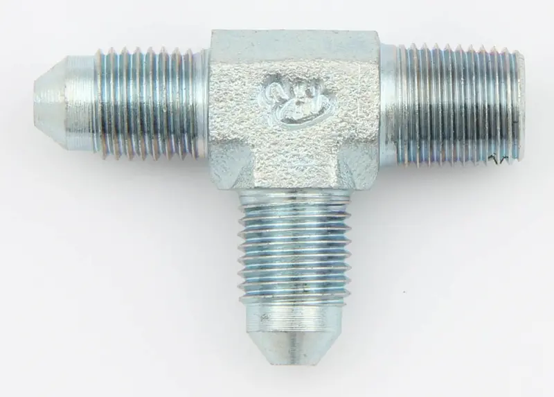 Male Run Tee Steel #3 To 1/8 Npt 1