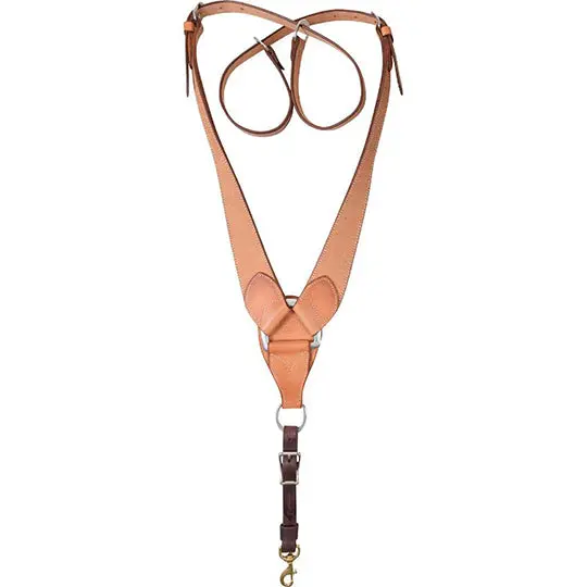 Martin Saddlery 2 1/4" Natural Leather Pulling Collar 1
