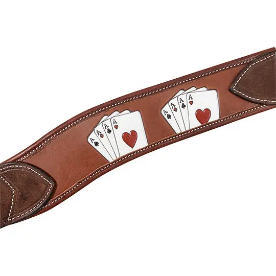 Martin Saddlery 2 3/4" Card Suit Breast Collar 2