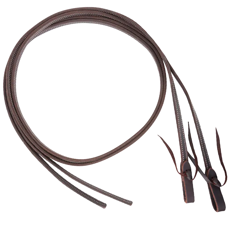 Martin Saddlery 5/8" Doubled & Stitched Heavy Latigo Split Reins 1