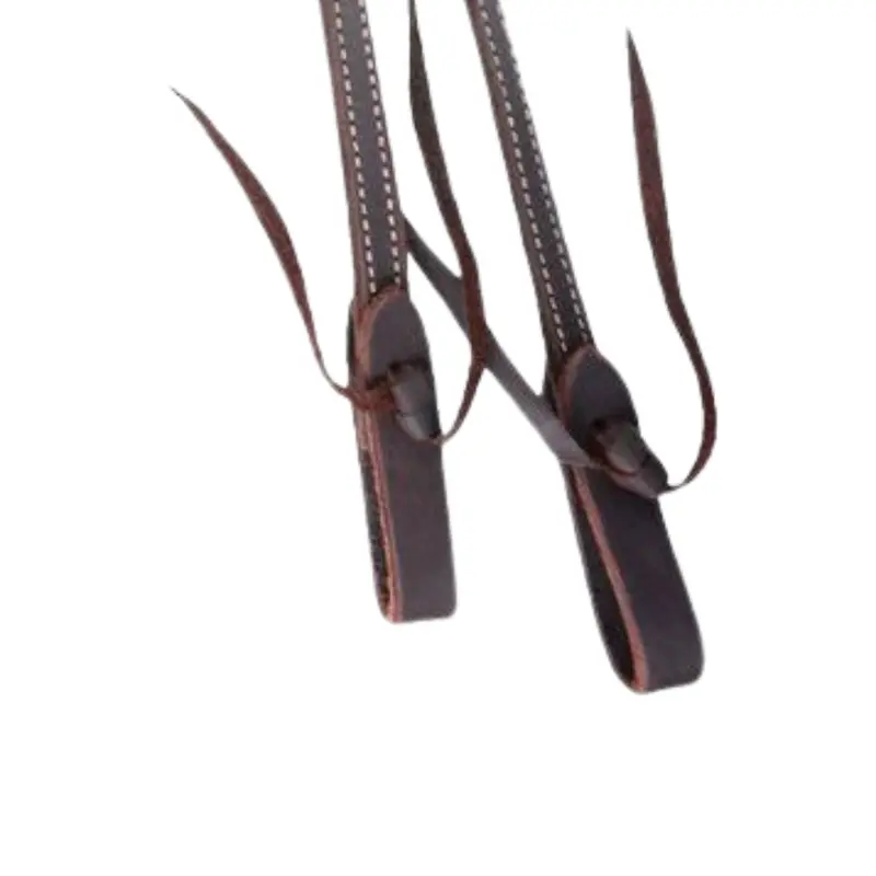 Martin Saddlery 5/8" Doubled & Stitched Heavy Latigo Split Reins 2