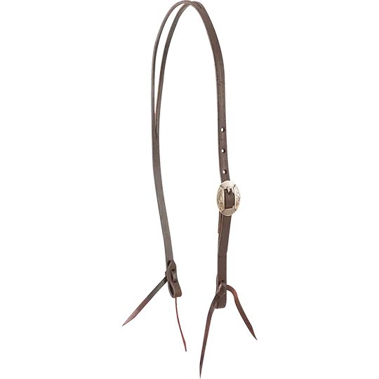 Martin Saddlery Chocolate Split Ear Headstall With Canyon Buckle 1