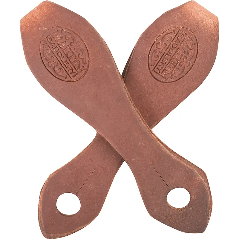 Martin Saddlery Natural Harness Slobber Straps 1