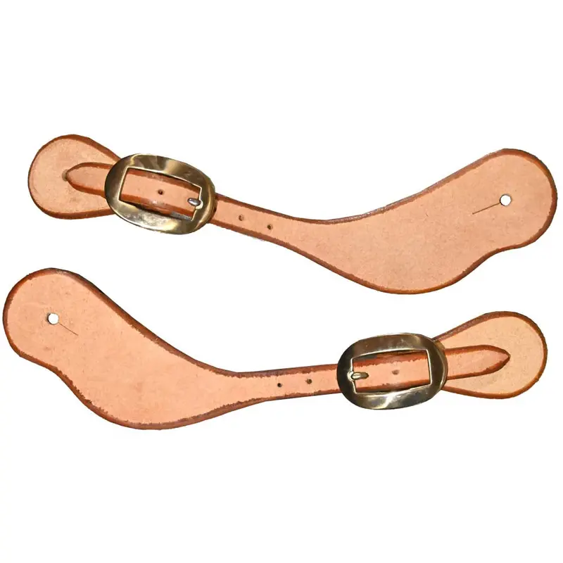 Martin Saddlery Natural Roughout Cowboy Spur Straps 1