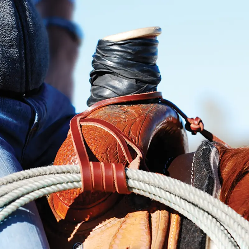 Martin Saddlery Rope Strap With Button Knot 2