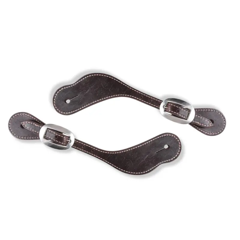 Martin Saddlery Stitched Latigo Spur Straps 1