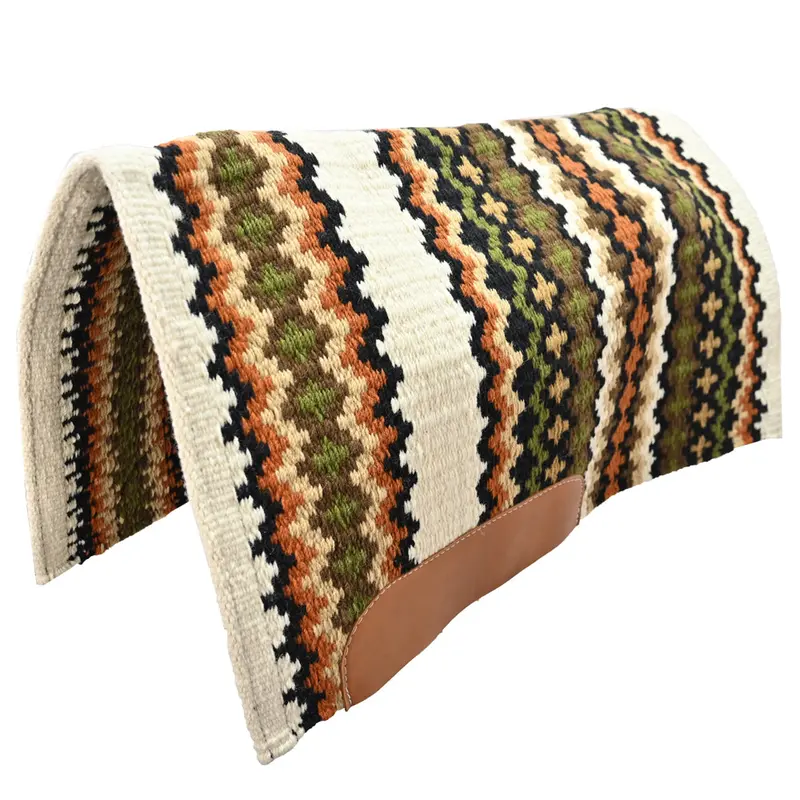 Mayatex Inc. 1/4" 40"X34" Gemini Show Saddle Blanket- Cream/Tan 1