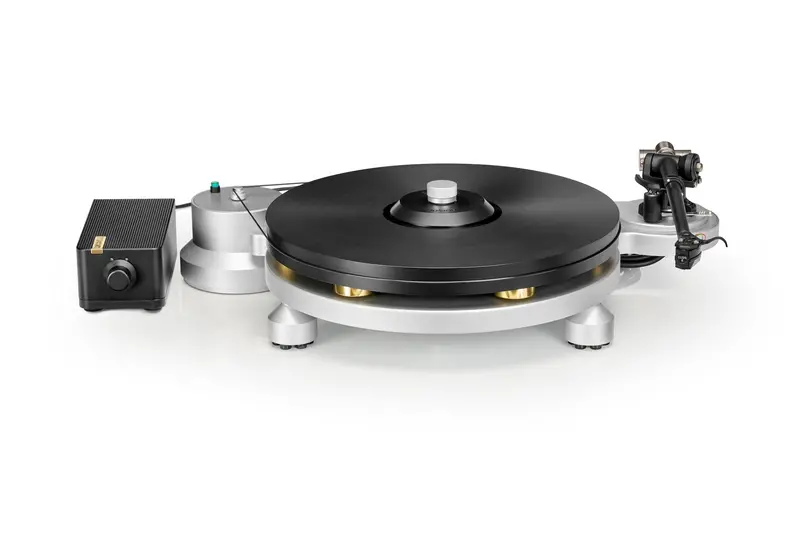 Michell Revolv Turntable With T8 Tonearm, Clamp And Cover 2