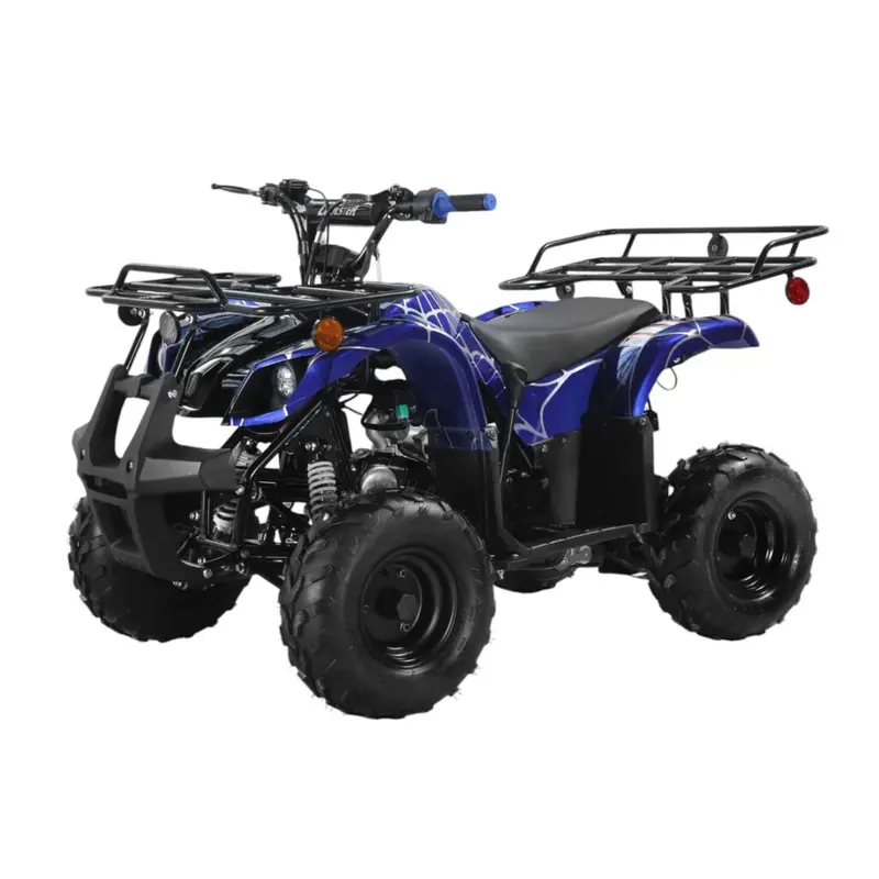 Mini 125Cc Utility Style Atv, Electric Start, Automatic With Reverse, 7-Inch Wheels, Ages 9-12 2