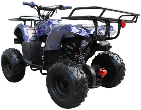 Mini 125Cc Utility Style Atv, Electric Start, Automatic With Reverse, 7-Inch Wheels, Ages 9-12 9