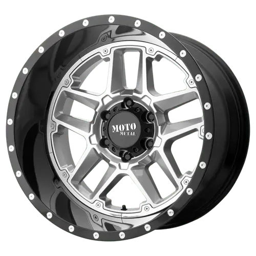 Mo987 20X12 8X170 G-Slv G-Blk Lp -44Mm 1