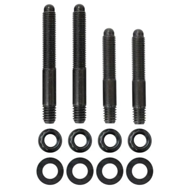 Moroso 2Pc 5/16In-24 X 2.0In & 2 Pc 5/16In-24 X 2.5In Long 12-Point Nuts Carb Stud Kit W/Bracket 1