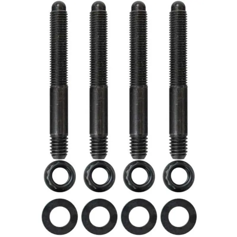 Moroso 5/16In-24 X 2.5In Long 12-Point Nuts Carburetor Stud Kit 1