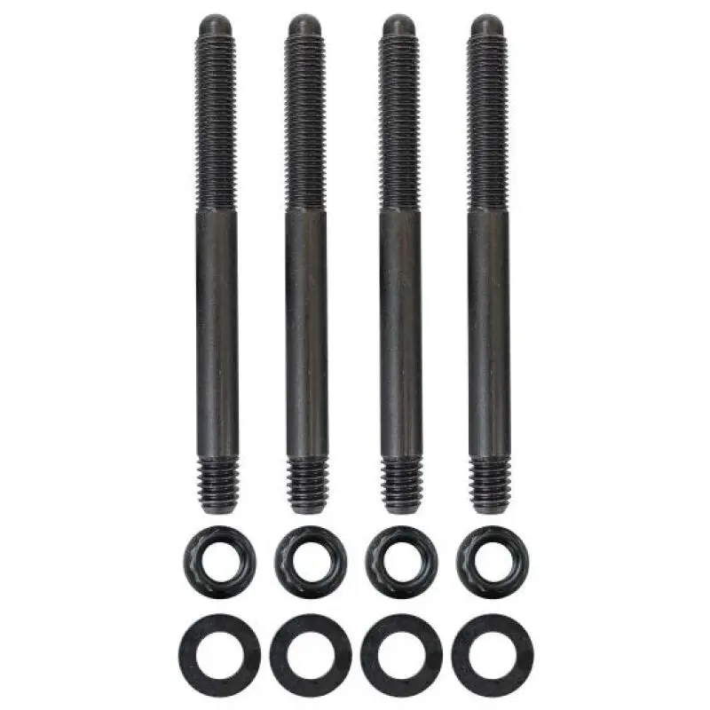 Moroso 5/16In-24 X 3.5In Long 12-Point Nuts Carburetor Stud Kit 1
