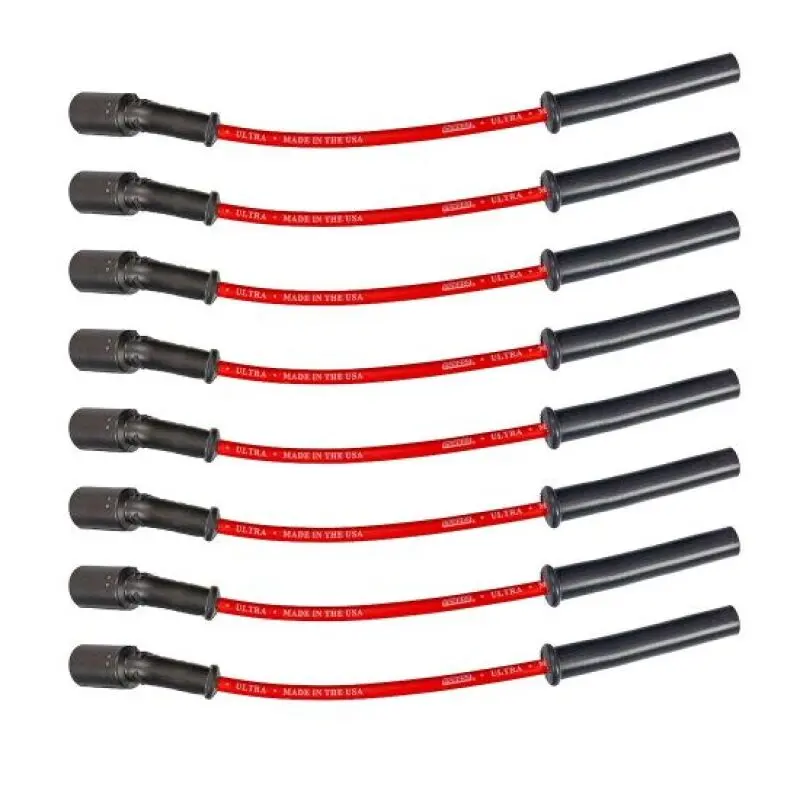 Moroso 99-13 Gm Ls/Lq 4.8/5.3/5.7/6.0/6.2L Ultra 350 8Mm Multi-Angle Boot Spark Plug Wire Set - Red 2