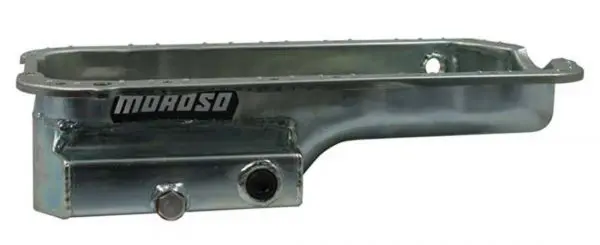 Moroso Oil Pan, Honda H Series, Road Race Baffled, Steel #20917 1