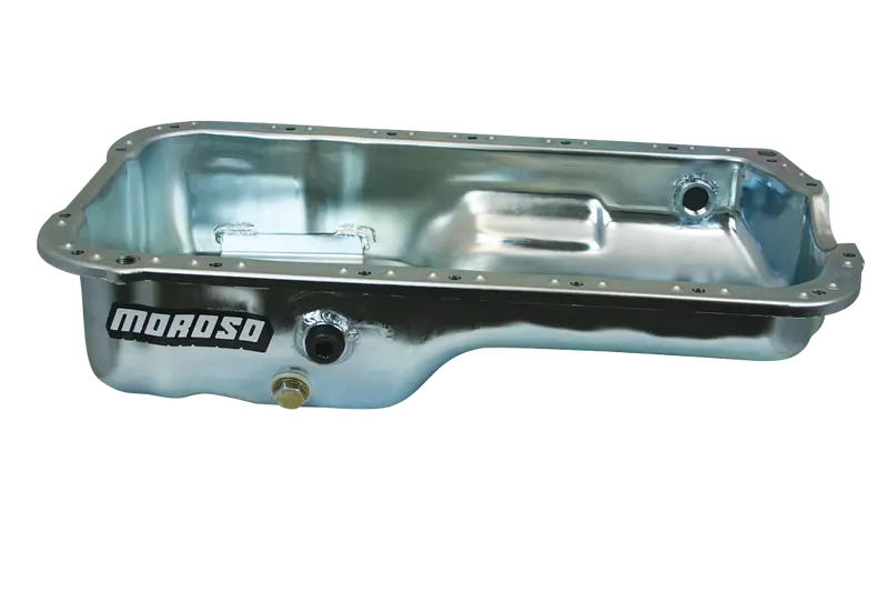 Moroso Oil Pan, Honda H Series, Stock Depth, Drainbacks 1