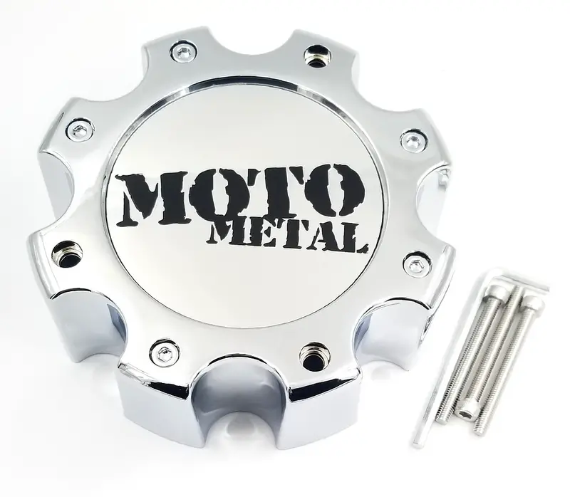 Moto Cap Chr Tall 8Lug - New Logo 1